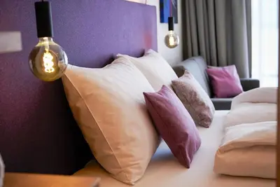 Image de Junior Suite - Morning Star Non remboursable - H��tel Morning Time Bien sûr. Lit et brunch