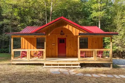 Image de Creeksong Cabin au coeur des gorges de la rivière Rouge, Ky
