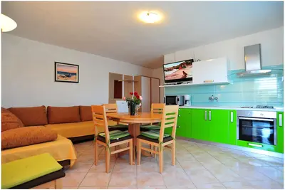 Immeuble en bord de mer