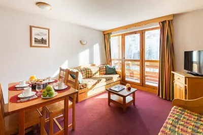Image de Remise en forme, piscine, sauna, hammam, balcon, télévision, casier à ski, 32m², Valloire