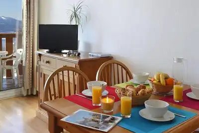 Image de Wifi, remise en forme, piscine, terrasse, parking, casier à ski, 40m², Font Romeu
