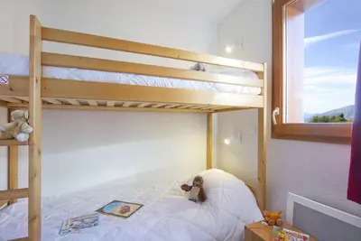Image de Wifi, remise en forme, piscine, terrasse, balcon, télévision, casier à ski, 25-30m², Valmeinier