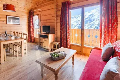 Image de Chalet, remise en forme, piscine, balcon, télévision, 64m², Valmeinier