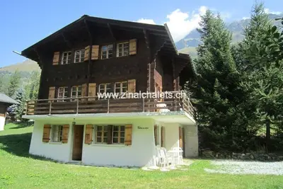 Image de Appartement en chalet à Zinal - 2 chambres à 2 lits - séjour - Tv câblée - cuisine - 1 salle de bain