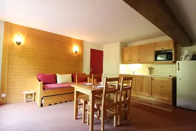 Image de Appartement pour 4 personnes avec piscine, pied des pistes à Val Cenis