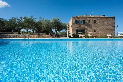 Image de location vacances villa italie, sicile, trapani, piscine, vue, villa de vacances Ă louer pour louer italie, sicile, t