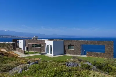 Image de vacances location villa Grèce, Crète, Chania, vue sur la mer, piscine, air conditionné, vacances villa de vacances de re