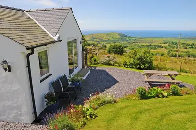 Image de 5 * accrédité par Visit Wales traditionnel gallois en pierre Cottage à Snowdonia