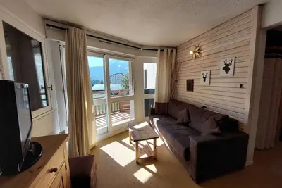 Image de Appartement cosy pour 6 pers. au pied des pistes avec parking et animaux acceptés