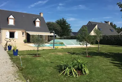 Image de A 300m de la mer, maison 4 ch. 8 pers. avec piscine chauffée