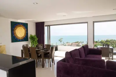 Image de Appartement 2 chambres vue mer avec piscine