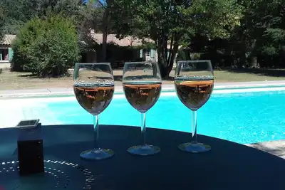 Image de Maison avec grande piscine en plein cœur du Luberon