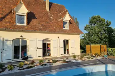 Image de Maison de vacances à Blis et Born, près de Périgueux, Dordogne - grande piscine chauffée