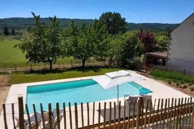 Image de Villa Perigord, proche de Sarlat et Beynac, Piscine Privée, WiFi, 4g, Vues. . .