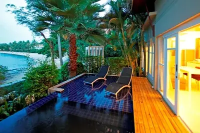 Villa 2br avec Piscine Privée en Bord de Mer