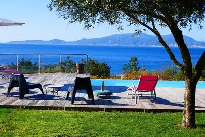 Image de Villa avec piscine et vue panoramique sur Ajaccio et les Iles Sanguinaires