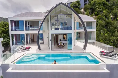 Villa de luxe Sky Dream avec vue panoramique sur la mer