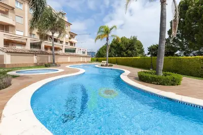 Image de Buganvilla - Apartment with shared pool in Oliva.