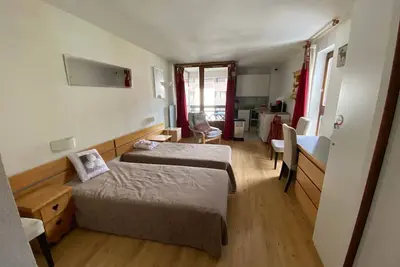 Image de Studio 4 Pers avec Wifi, Balcon et Parking - Brides-les-Bains