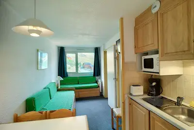 Image de 2 pièces près des pistes - 4 pers - 26m² - 1 chambre - Parking