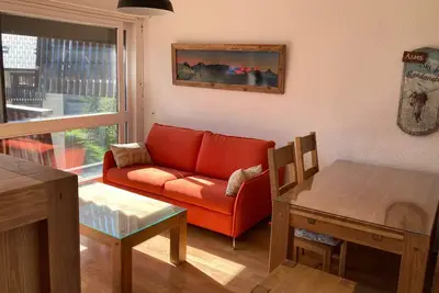 Image de Appartement accueillant au pied des pistes avec balcon et cuisine équipée