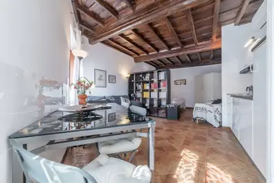 Image de Appartement caractéristique dans le quartier de Navona - 2 salles de bains, climatisation, Wi-Fi, laveuse