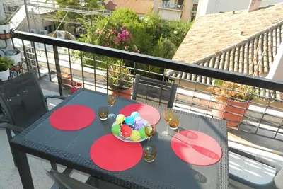Image de Charmant appartement 1 chambre à Plaka, grande terrasse, vues