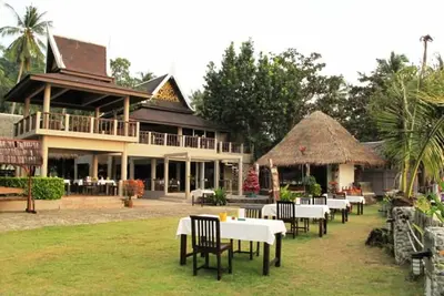 Image de Vue supérieure sur le jardin près de la plage à Ko Chang