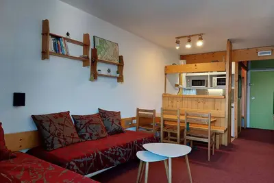 Image de Bel appartement 2 pièces pour 5 avec balcon et WiFi au cœur d'Arc 1800