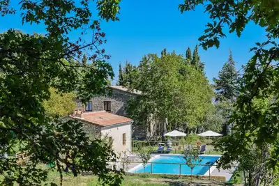 Image de Maison avec piscine privée, climatisation dans le Val d'Orcia. Endroit calme! ! !