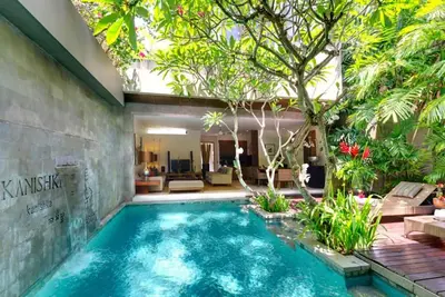 Image de (Knk) Villa avec deux chambres et piscine - Petit déjeuner