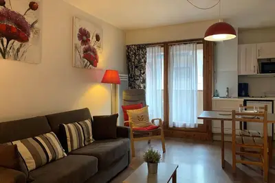 Image de Studio 4 pers. Centre Brides, Balcon Sud, Wi-Fi, à 200m Télécabine et Thermes
