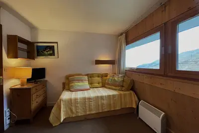 Image de Studio cosy 2 pers, skis aux pieds, Les Menuires, quartier Brelin