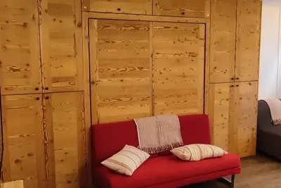 Image de Lumineux et confortable appartement de deux pièces avec balcon donnant sur le Cervin