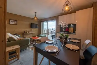 Image de Terrasse avec accès direct aux pistes