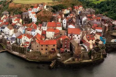 Image de Maison Belmont. Maison de vacances en bord de mer. CĂ´te nord du Yorkshire.