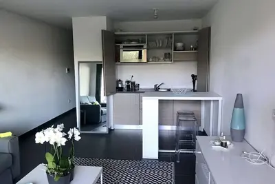 Image de Studio avec piscine port de Porto Vecchio