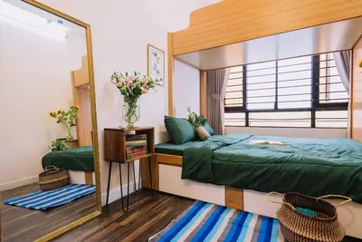 Image de Une chambre familiale n ° 06 pour trois personnes avec salle de bain privée à l'extérieur