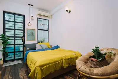 Image de Chambre double n ° 01 avec toilettes privées et cuisine