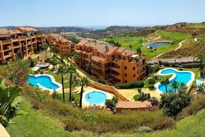 Image de Modern apartment, breathtaking view, private terrace, golf, choice of 5 pools
