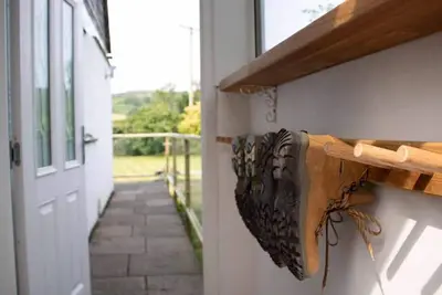 Image de Maison jumelée avec jardin, Animaux acceptés, vue fantastique sur la vallée