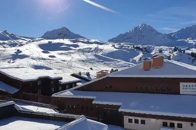 Image de Appart haut de gamme, 8 personnes à Belle Plagne au pied des piste, expo sud