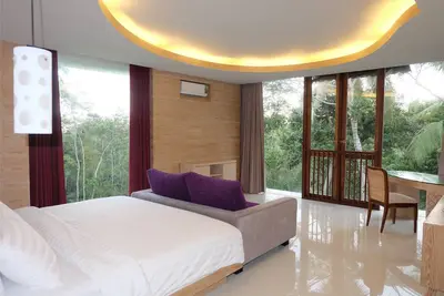Image de Villa à Ubud avec deux chambres et vue sur les rizières