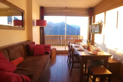 Image de Beau T2 Cabine, Résidence prestige, Vue montagne, Pied pistes, Piscine, Sauna. .