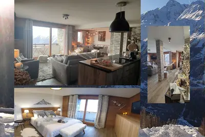 Image de Bel appartement haut standing à la Rosière 5 pièces 10 pers au pied des pistes
