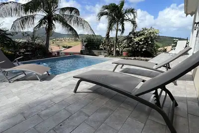 Villa Vauclin 5 personnes, calme et repos proche mer