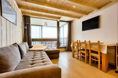 Image de Val Thorens location: studio cabine pour 4 personnes dans le haut de la station