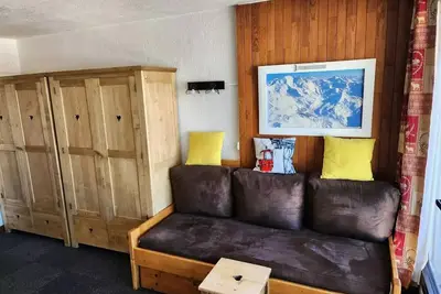Image de Val Thorens Vermietung: Studio für 4 Personen mit Süd-West-Balkon in einem jungen und lebendigen Bereich