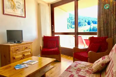 Image de Appartement 3 pièces, balcon sud, pied des pistes, 6 couchages, parking proche