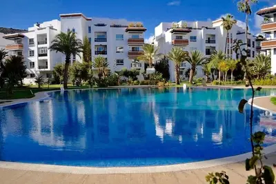 Image de Bel Appartement 2 Chambres Marina Agadir - Wifi - Balcon - Capacite 6 Pers.